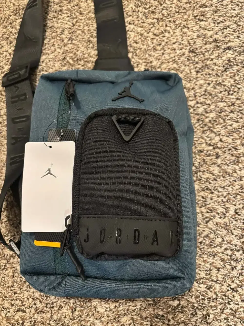 Jordan Cordura Crossbody Bag in Oxidized Green. NEW. 3L.